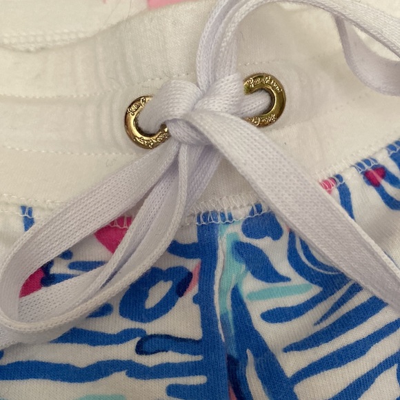 Lilly Pulitzer Red Right Return Chrissy Shorts small s front pocket beach - Picture 4 of 10